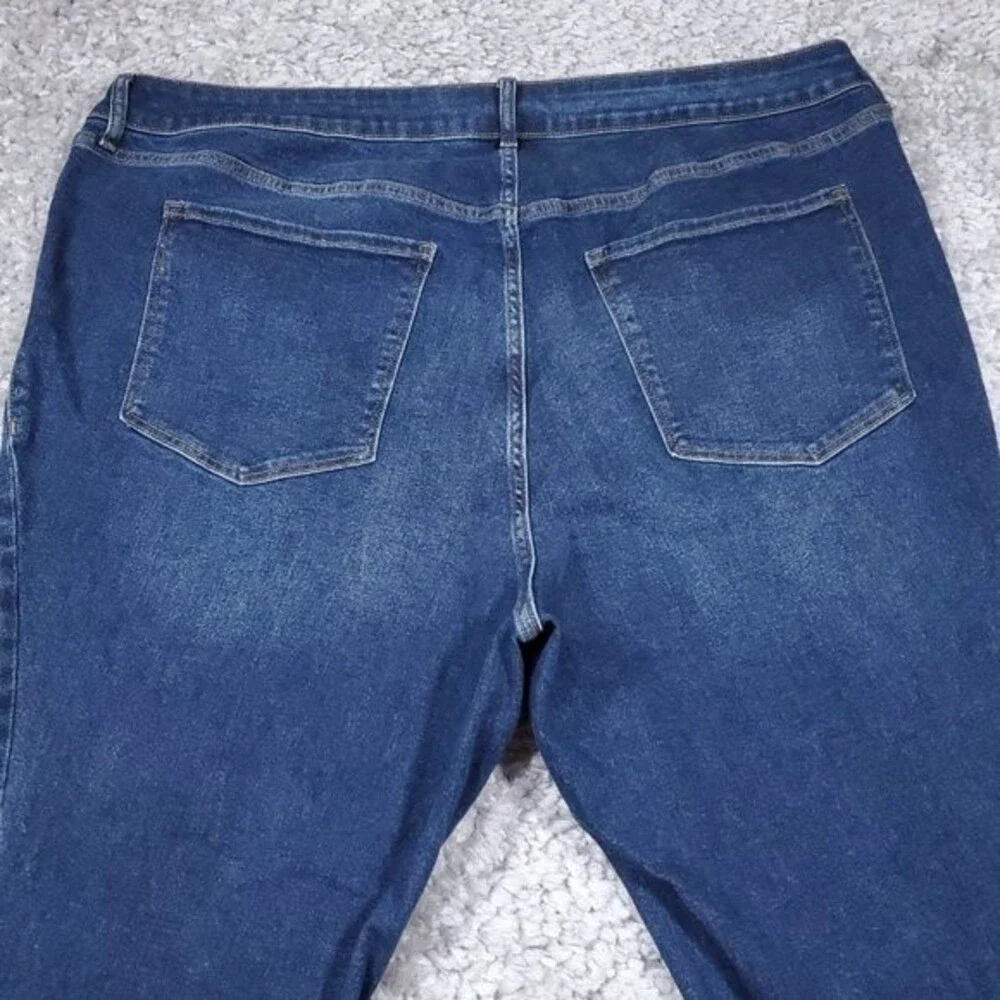 Old Navy High Rise Rockstar Super Skinny Secret Slim Pockets Plus Size 28 Frayed